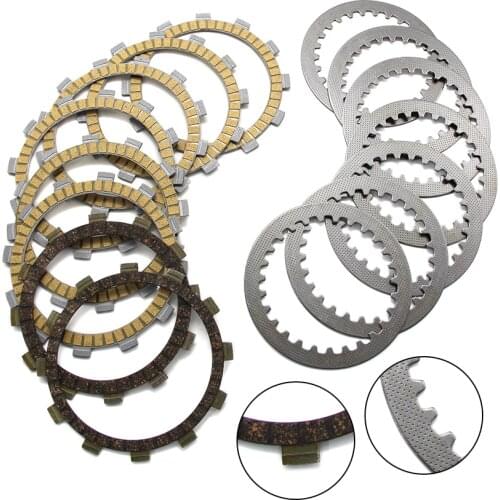 Clutch Friction Disc Plate For Yamaha FZ6 FZ6R XJ6 XJ6F Diversion F XJ6FA ABS XJ6N XJ6-N Naked OEM:4H7-16321-02 1 3J2-16324-00 7