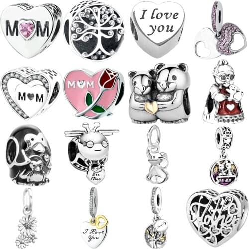 Designer 925 Sterling Silver Bracelet Floating Charms Beads Fit Original Charms Bracelets for Women Necklace Womens Jewelry