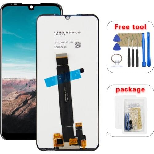 For Motorola Moto E6 Plus PAGA0004 LCD E6 Play Display Touch Screen Sensor Digiziter Assembly