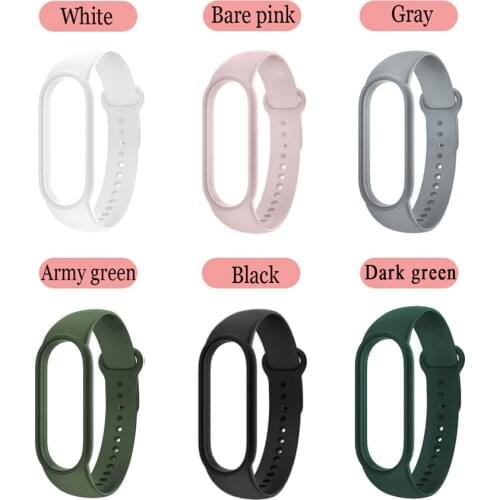 For Xiaomi Mi Band 5/NFC Bracelet global version Strap Wristband Replacement Accessories Colorful Strap for MiBand 5 4 3 Silicon