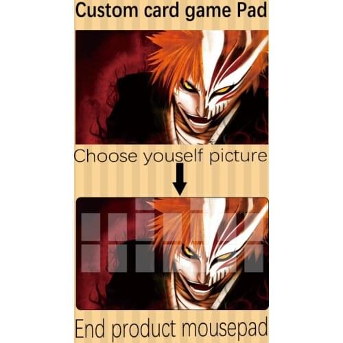 FFFAS DIY Custom 60x35cm Game Card Mouse pad Large MousePad Playmat Japan Anime Gaming Fashion Keyboard Mat Customized Made