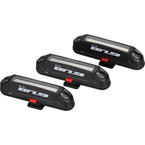 GUB M-38C MTB Bike Light Road Bicycle Seatpost LED Light Safety Warning LED USB Rechargeable Front Rear Lamp Bicycle Tail Light