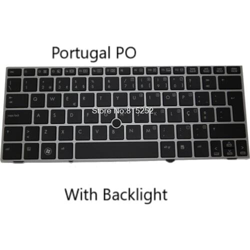 Laptop Backlight Keyboard For HP EliteBook 2170p 693363-A41 693363-131 693363-271 693363-211 Belgium BE/Portugal/Romania/Hungary