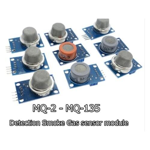 MQ-2 MQ-3 MQ-4 MQ-5 MQ-6 MQ-7 MQ-8 MQ-9 MQ-135 Detection Smoke methane liquefied Gas Sensor Module for Arduino Starter DIY Kit