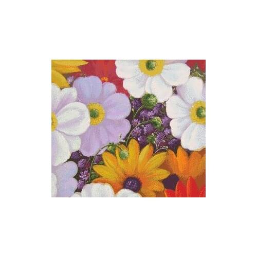 Still Life Flowers Cross Stitch Kits Romantic Counted Needlework Embroidery Crafts 14ct Unprinted DIY Arts Handmade Home Decor