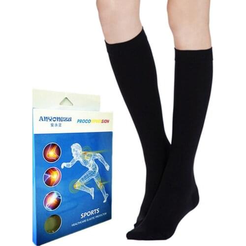 5 Pairs Compression Knee High Socks Women Men 23-32mmHg Graduated Pressure Stockings S M L XL XXL XXXL 5Large Sizes choose