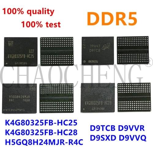 100% New K4G80325FB-HC03 K4G80325FB-HC25 K4G80325FB-HC28 H5GQ8H24MJR-R4C H5GQ8H24MJR-R0C H5GQ8H24MJR R4C R0C ROC BGA Chipset