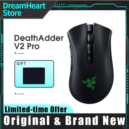 Original New DeathAdder V2 Pro Wireless 20000DPI 2.4Ghz Programmable Buttons Gaming Mouse best-in-class ergonomics for razer