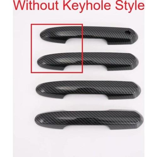 Fit forToyota RAV4 XA50 2019 2020 Car Styling ABS Side Door Handle Sticker Cover Trim 4pcs Auto Accessory