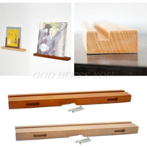 Durable Beech Record Display Stand Bracket Turntable Holder for LP Vinyl Records Accessories Drop Shipping