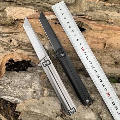 Ball bearing folding knife pocket everyday carry open box knife outdoor fishing camping fruit knife multifunctional tool