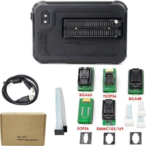 Universal Programmer 2021 Newest T56 XGecu Powerful Support Nor Flash / NAND/ EMMC +15/17 Adapters Hot Selling
