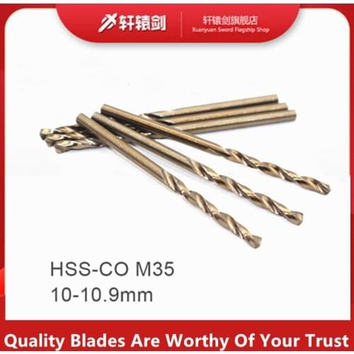 1PC 10.0 10.1 10.2 10.3 10.4 10.5 10.6 10.7 10.8 10.9 mm HSS-CO M35 CNC Lathe Tool High Speed Coated Twist Drill Bit