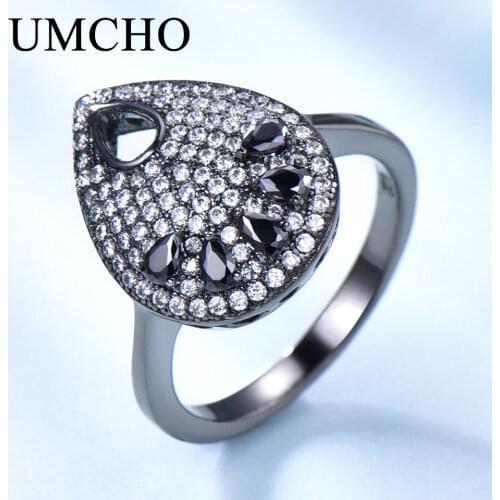 UMCHO Gemstone Rings for Women Genuine 925 Sterling Silver Fashion May Birthstone Ring Romantic Gift Fine Jewelry