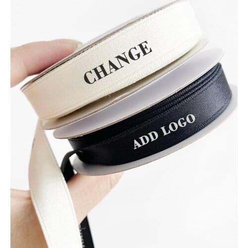 1roll 2.2CM Ribbon Personalized Custom Logo Wedding Birthday Decoration Gift Package