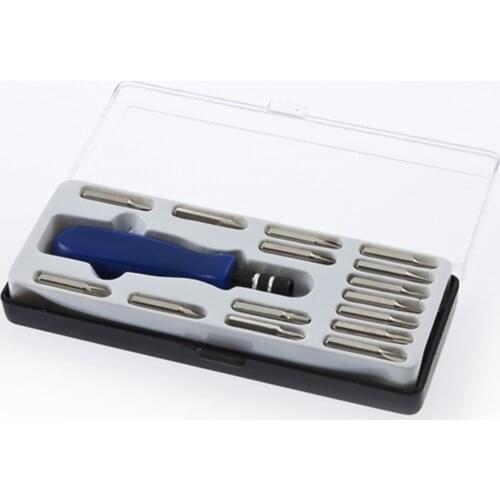 15pc Screwdriver Torx T5 T6 T8 T10 T15 Bit PH PH0 PH1 PH2 Tool Set For Phone M56