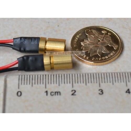 2 Pieces of 3V DC 3mW 780nm Infrared Laser DOT Module 6.0x10mm Mini-type