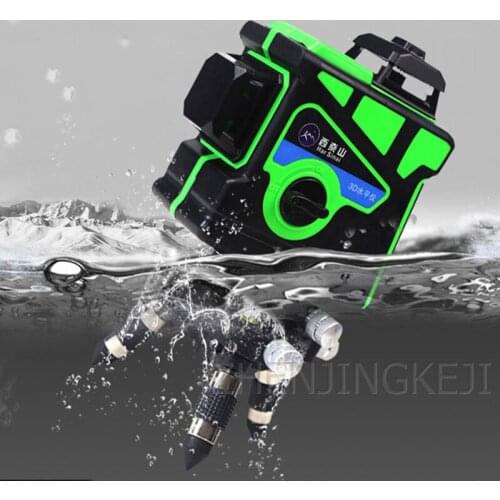 Blu-Ray 12 Lines Wall Sticker Laser Precision Efficient Spirit Level Building Infrared Decoration High Precision Floor Stick