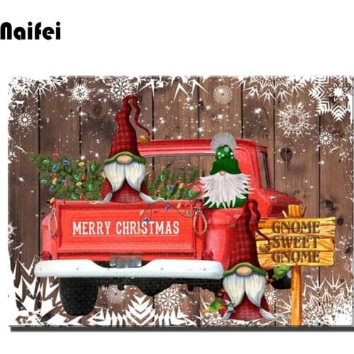 Diamond Painting Christmas Santa Claus Car Home Decor Diamond Embroidery Mosaic Gnome Christmas Crystal Diamond Art