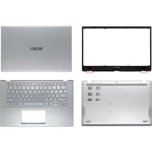 New For ASUS VivoBook 14 X412 V4000F Laptop LCD Back Cover Front Bezel Palmrest Bottom Case Top Case A B C D Cover 14 inch