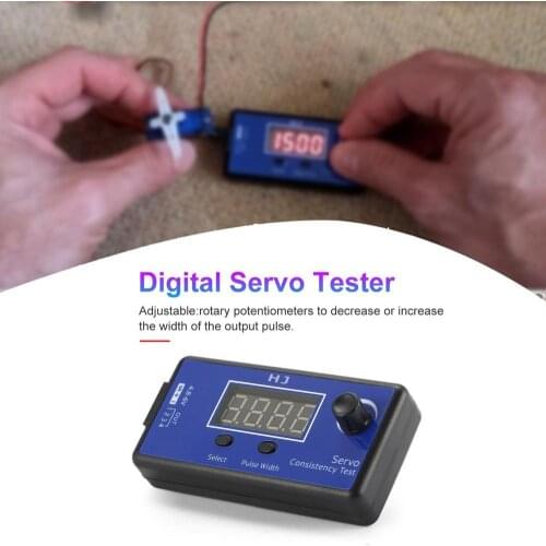 Digital Servo Tester ESC Tester for RC Airplane Car Helicopter JX KST Futaba SG90 MG90S Servo Measurement