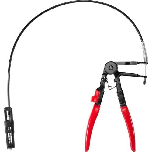 New Moto Car Vehicle Tools Cable Type Flexible Wire Long Reach Hose Clamp Pliers for Car Repairs Hose Clamp Removal Tool