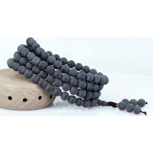 Unisex Prayer Wooden Beads Tibetan Buddhist Mala Buddha Bracelet Rosary Bangle