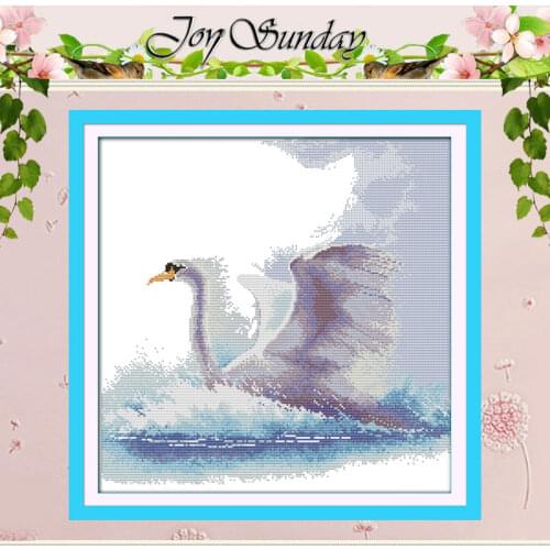 The Flight Swan Patterns Counted Cross Stitch 11CT 14CT Cross Stitch Sets Chinese Cross-stitch Kits Embroidery Needlework
