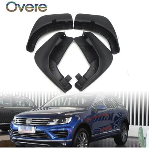 OVERE Car Front Rear Mudguards For 2011 2012 2013 2014 2015 2016 2017 VW Touareg 2 Mk2 Car-styling 1Set Mudflap Accessories