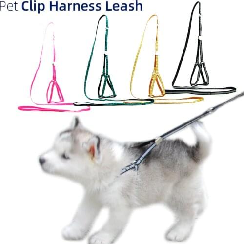 Dog Cat Harness Leash Adjustable Clip Harness Lead Collar for Cat Puppy Small Dog Outdoor Walking Chihuahua Terier