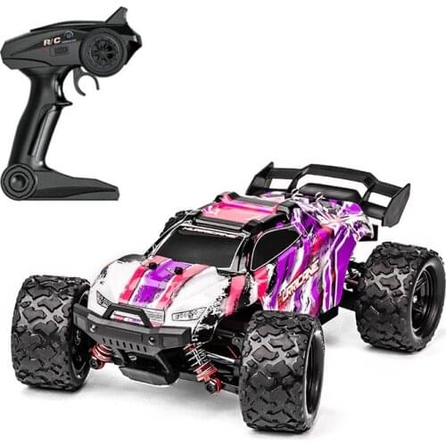 RC Car High-Speed 1:18 PVC 4WD Off-Road Drifting Big Foot 2.4G Electric for Children Race Toy