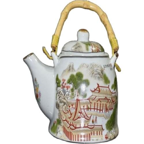 Early collection of porcelain wine pot ornaments