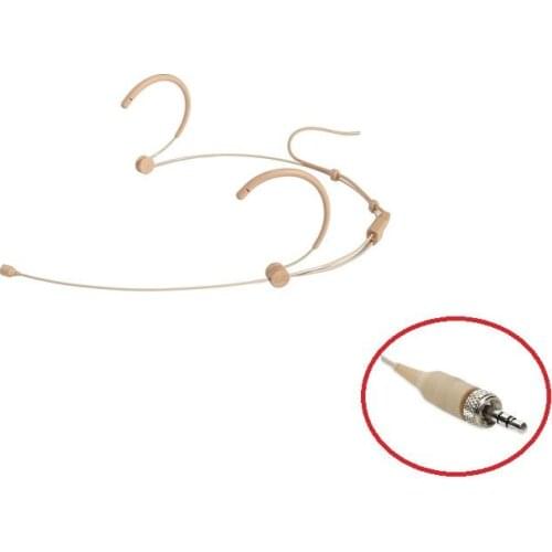 Bolymic Luxury Double earhook Headset Mic Headworn Microphone For Sennheiser Wireless microfoon