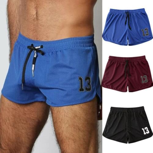 2020 Summer Men Fitness Bodybuilding Shorts Man Gym Workout Breathable Mesh Short Male Quick Dry Sportswear Jogger Running Short