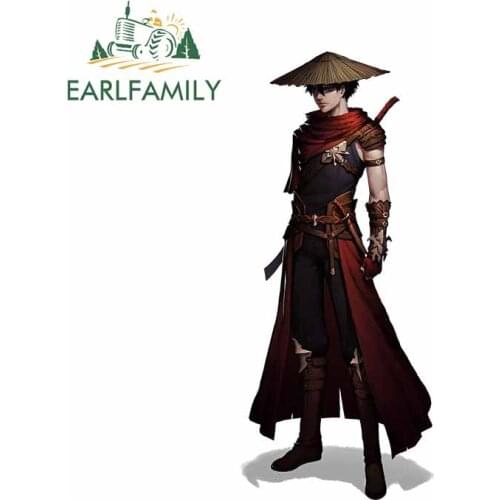 EARLFAMILY 13cm X 5.6cm for Mountain Assassin Car Stickers Bumper Scratch-Proof Waterproof Surfboard Windshield Windows Decal