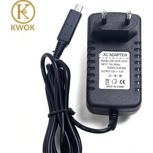 10pcs 12V 1.5A 18W Tablet Battery Charger EU Plug For Acer Iconia Tab A510 A700 A701 Power Supply Adapter Laptop Tablet Charger