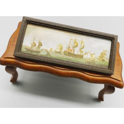 1:12 Dollhouse food play scene model small doll house accessories navigator mural decoration ornaments