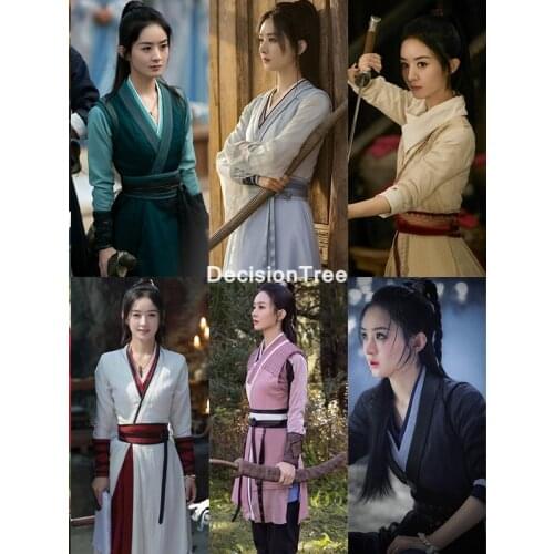 2021 tv play hanfu the legend of fei fairy women hanfu dress traditional chinese lace hanfu ancient folk stage performance dress