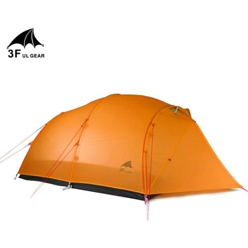 3F UL GEAR QingKong 4 Person Ultralight Waterproof Durable Tent 15D/210T Large Space 3/4 Season Outdoor Hiking Tents