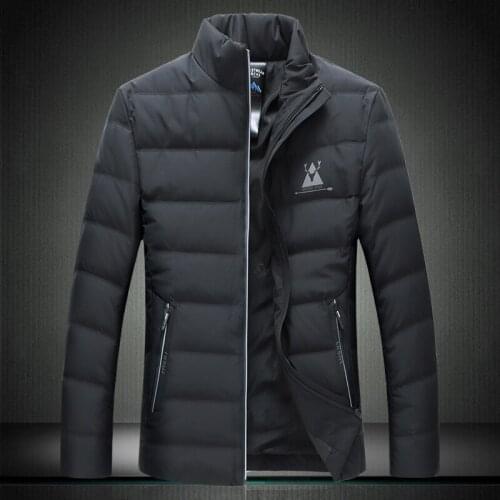 7XL 8XL Large size Thick Winter White Duck down Jacket Men 2020 New Style Stylish Handsome Coat 1918