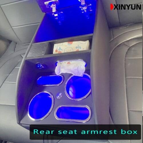 FOR ADAM Agila Antara ARENA ASTRA Campo CORSA Vivaro Vectra Rear handrail box mobile phone charging USB LED Put paper towels