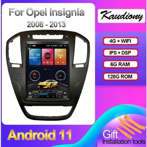 Kaudiony 10.4" Android 10.0 6+128GB For Opel Insignia Buick Regal Car Radio Auto Multimedia Player GPS Navigation 4G 2008-2013