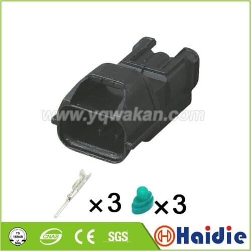 Free shipping 5sets 3pin auto male waterproof Camshaft sensor plug connector 7182-8730-30