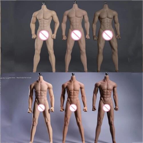 JIAOU Doll JOK-12D JOK-11c 1/6 Strong Male Super-Flexible Seamless Body with Stainless Steel Skeleton Model 12'' Figure BODY