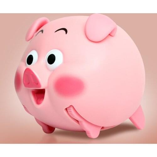 Cute Electronic Pig Model Toys Kids 10cm Electric Voice Control Pet Cartoon Dolls Educational Toys For Children Funny Baby Toy