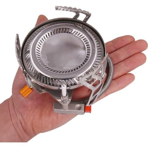 Mini Camping Stoves Folding Outdoor Gas Stove Portable Furnace Cooking Split Stove For Camping Hiking Picnic Mountaineering