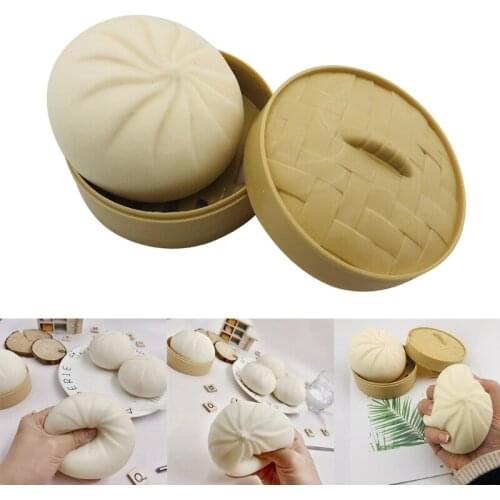 Simulation Steamer Of Steamed Stuffed Bun Decompression Toys Relieve Stress Toy