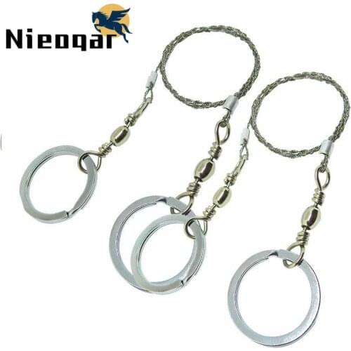 Nieoqar Survival jig saw 360 degree rotation forest outdoor equipment field saw rope saw portable wilderness survival Soft wire
