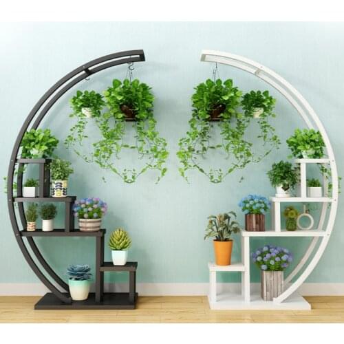 New living room household flower shelf single multi-storey indoor special price space saving balcony shelf