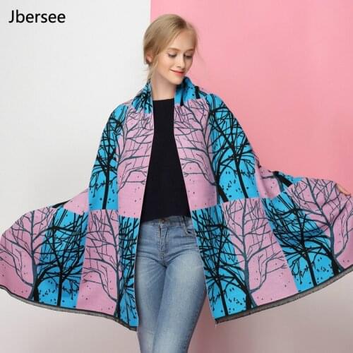 2020 New Cashmere Scarf Women Winter Luxury Brand Fashion Warm Thickening Pashmina Women Print Winter Scarf High Quality Scarf